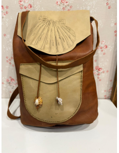 Mochila de cuero
