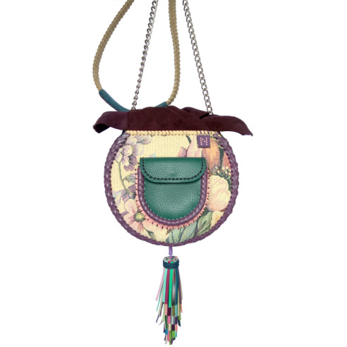 Bolso Redondo Tapi Lila Delilah