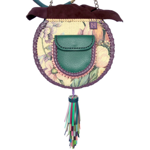 Bolso Redondo Tapi Lila Delilah