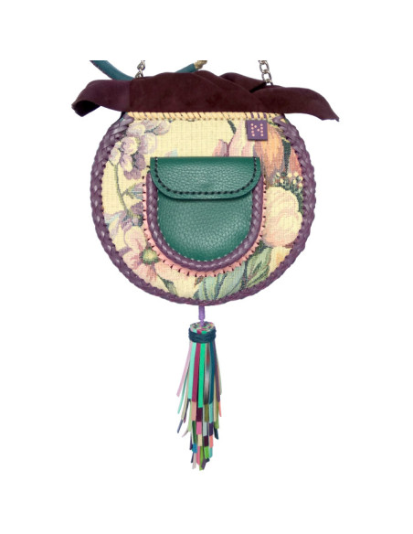 Bolso Redondo Tapi Lila Delilah