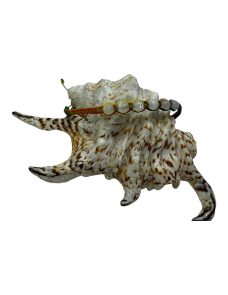 Pulsera de  macramé con piedras