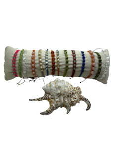 Pulseras de Macramé con piedras