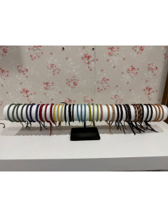 Pulseras de cuero trenzados de colores