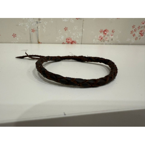 Pulseras de cuero trenzados de colores