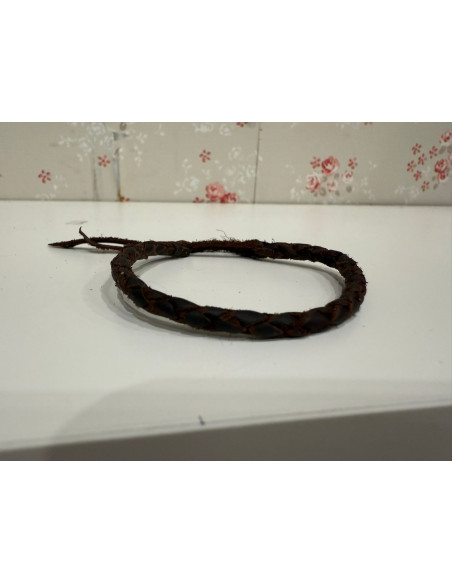 Pulseras de cuero trenzados de colores