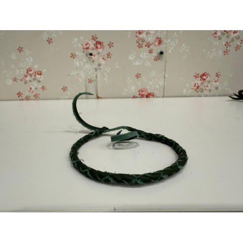 Pulseras de cuero trenzados de colores