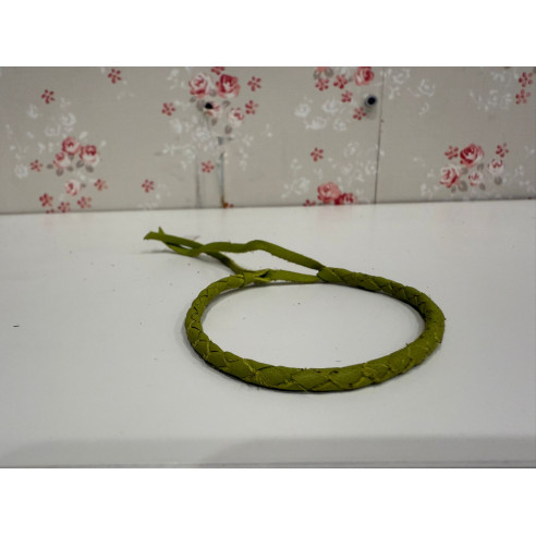 Pulseras de cuero trenzados de colores