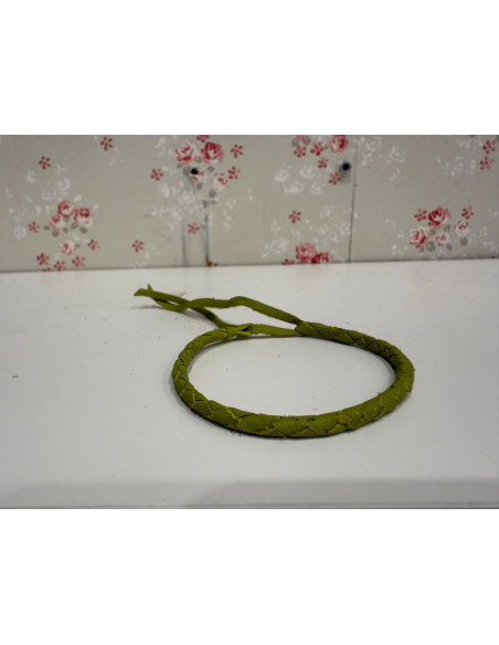 Pulseras de cuero trenzados de colores