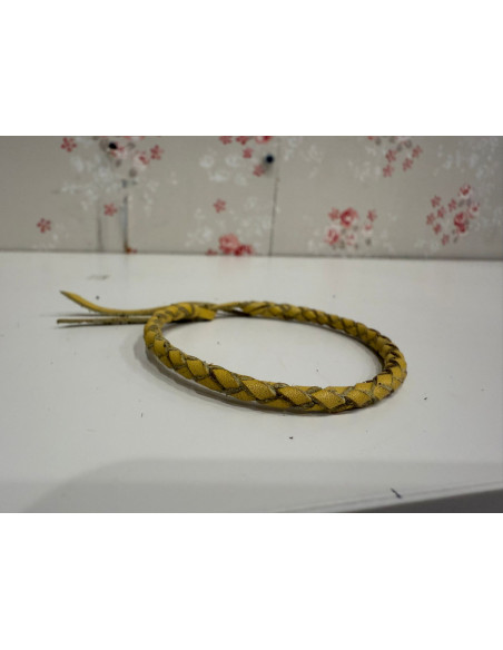 Pulseras de cuero trenzados de colores