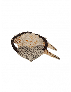 Pulsera corazón de plata